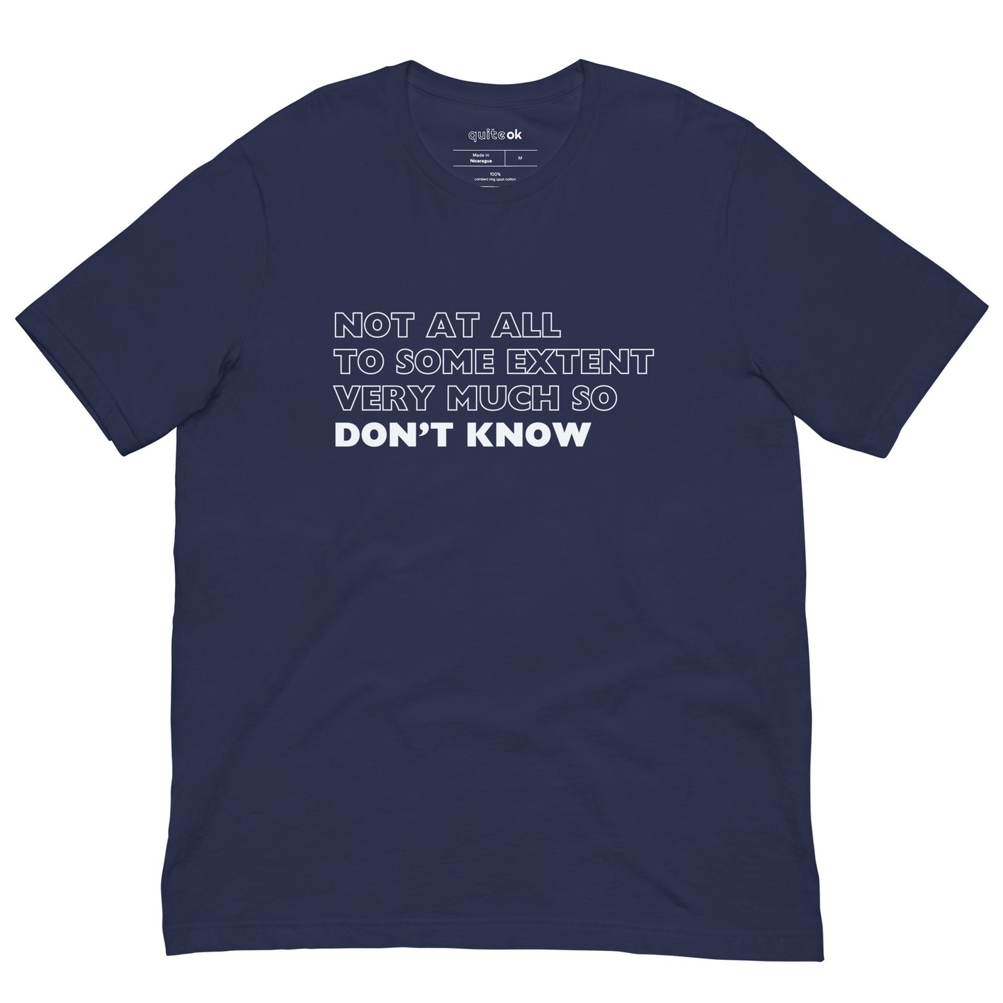 Keith's Appraisal "Don't Know" Comedy T-Shirt