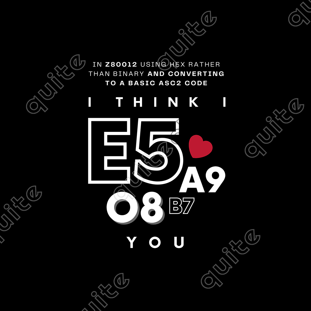 "I Think I E5A9O8B7 You" Comedy Quote T-Shirt
