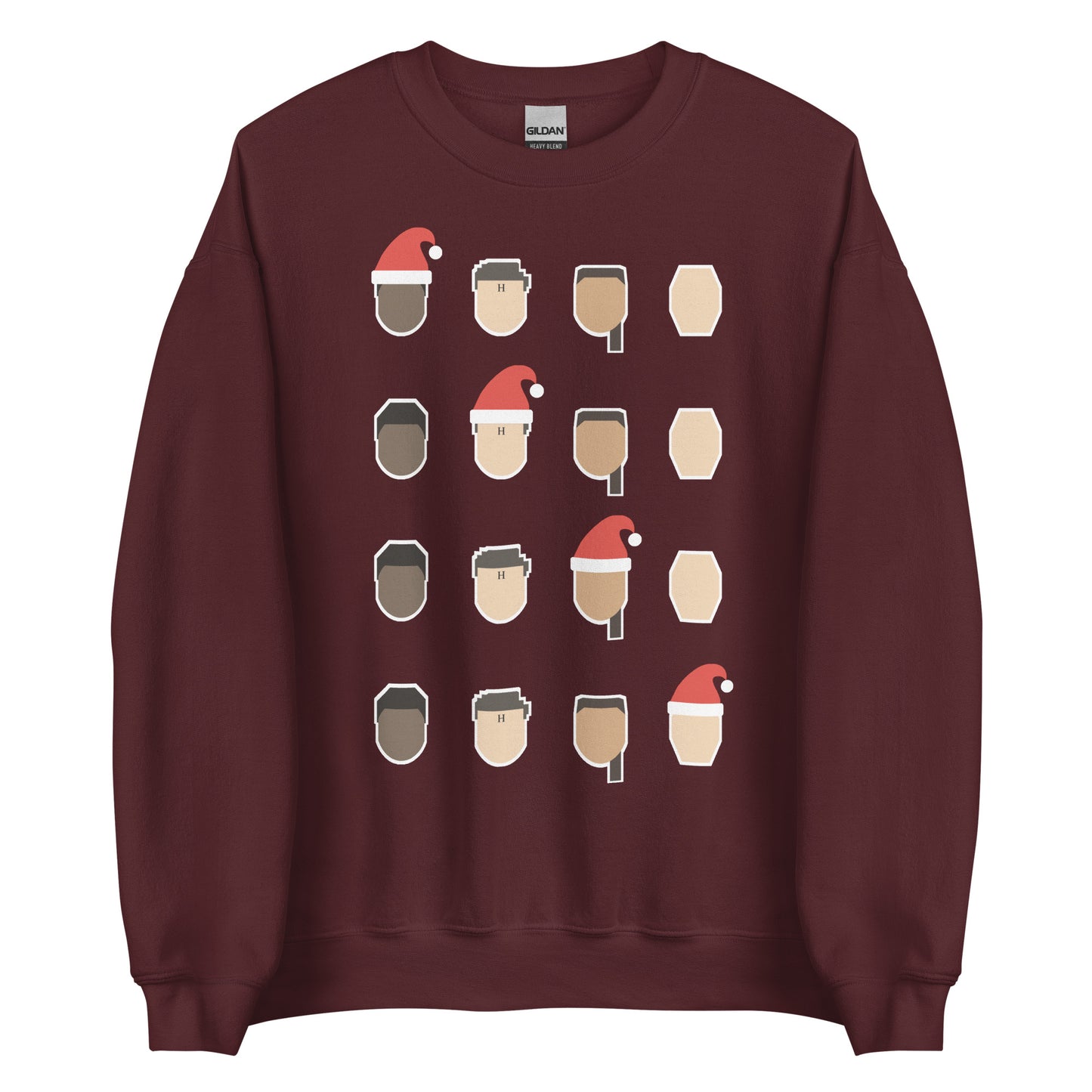 Red Dwarf Heads Funny Christmas Jumper