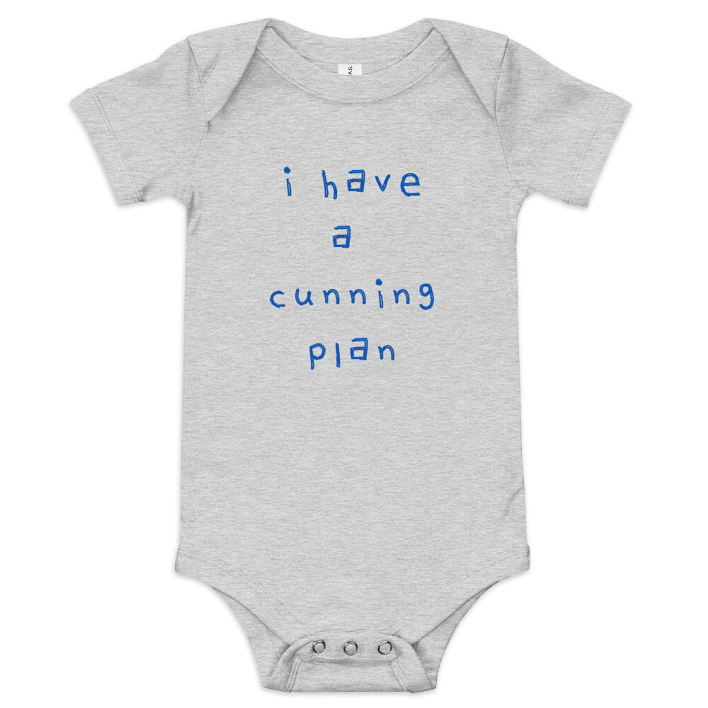 I Have A Cunning Plan Comedy Quote Baby Grow