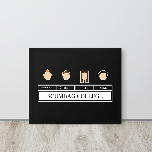Scumbag College Premium Poster Print