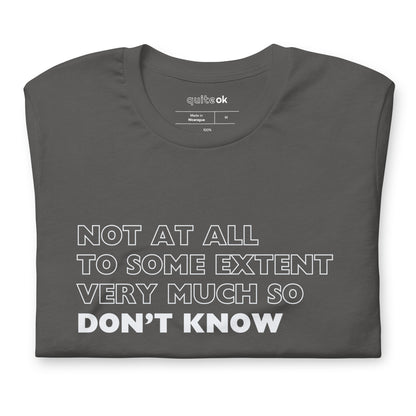 Keith's Appraisal "Don't Know" Comedy T-Shirt