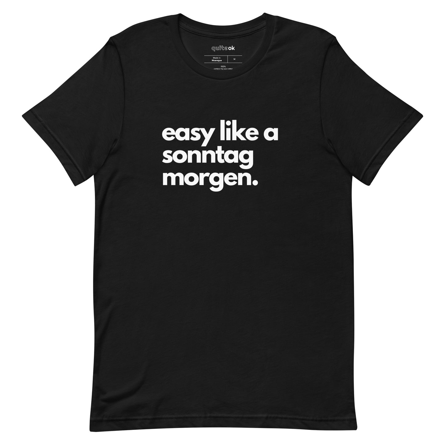 Easy Like A Sonntag Morgen Comedy Quote T-Shirt