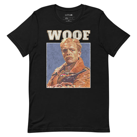 Woof Lord Flashheart Comedy Quote T-Shirt