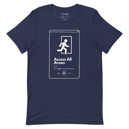EXIT "Access All Areas" Band T-Shirt Comedy T-Shirt