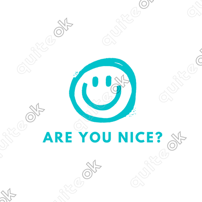 Are You Nice? Comedy Quote T-Shirt