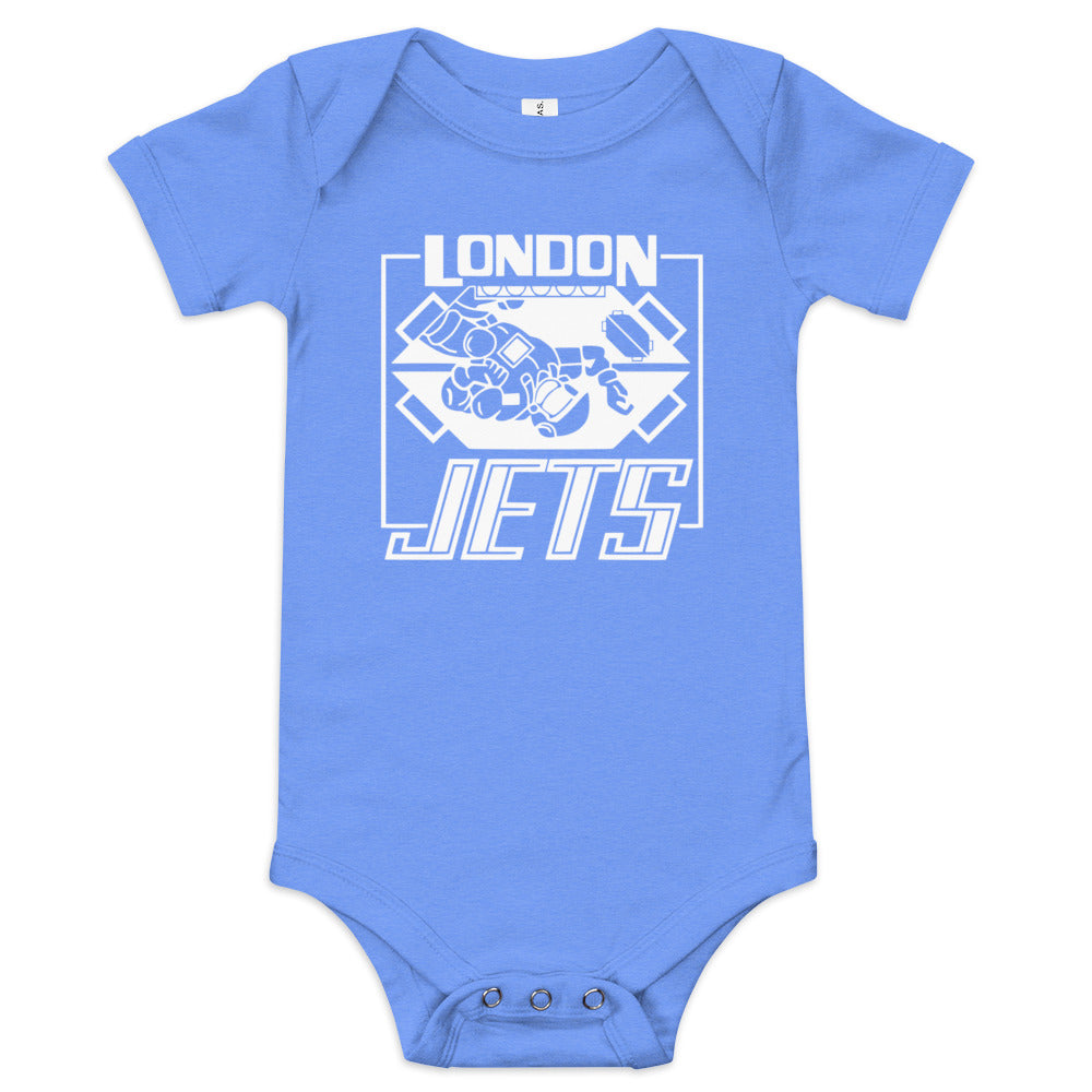 London Jets Zero G Football Team Baby Grow