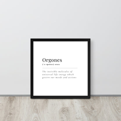 Orgones Definition Premium Poster Print