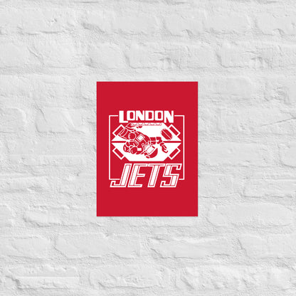 London Jets Zero G Football Team Poster