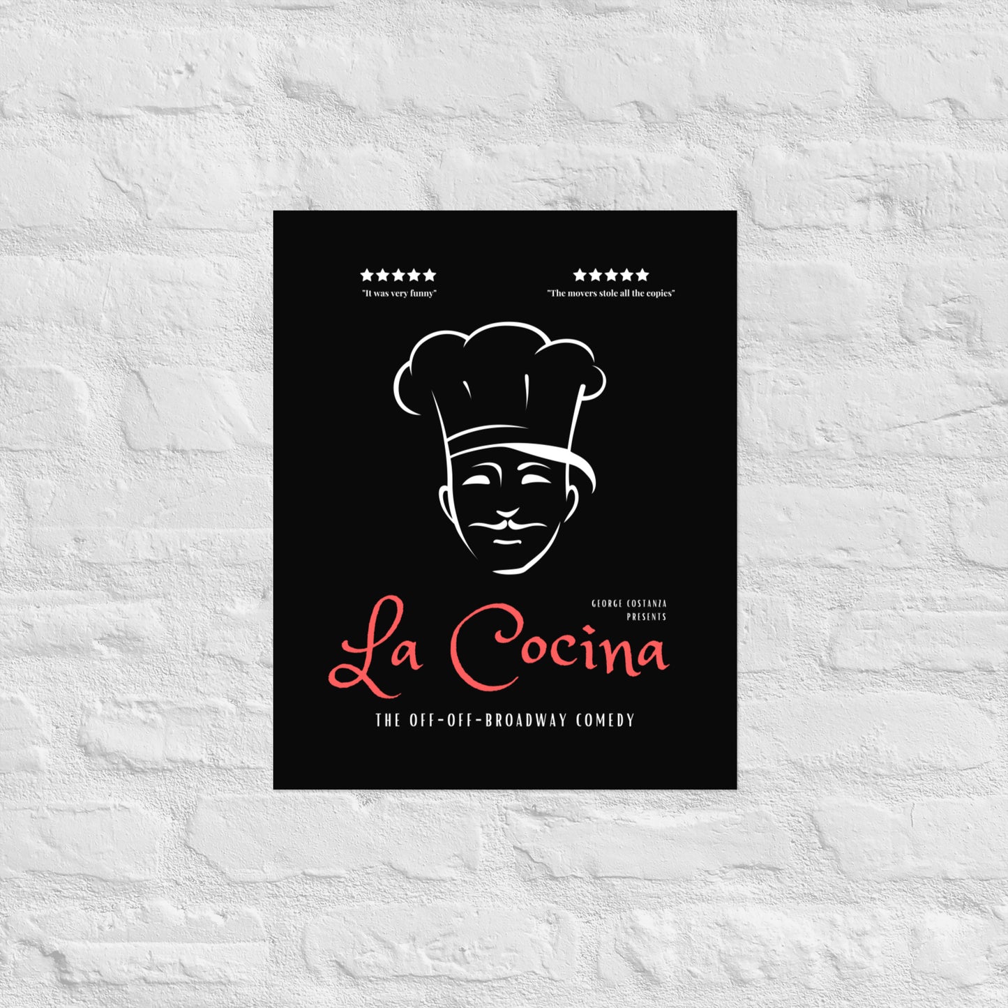 "La Cocina" Comedy Poster Print