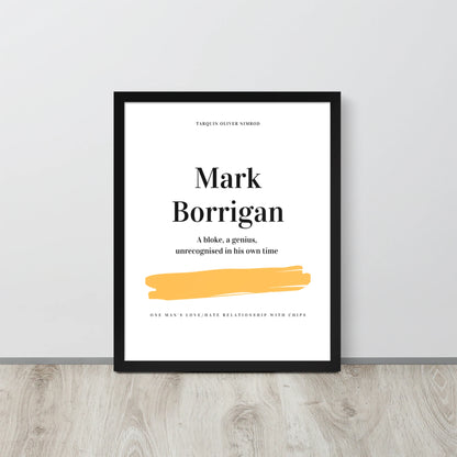 "Mark Borrigan" Premium Poster Print (Light)