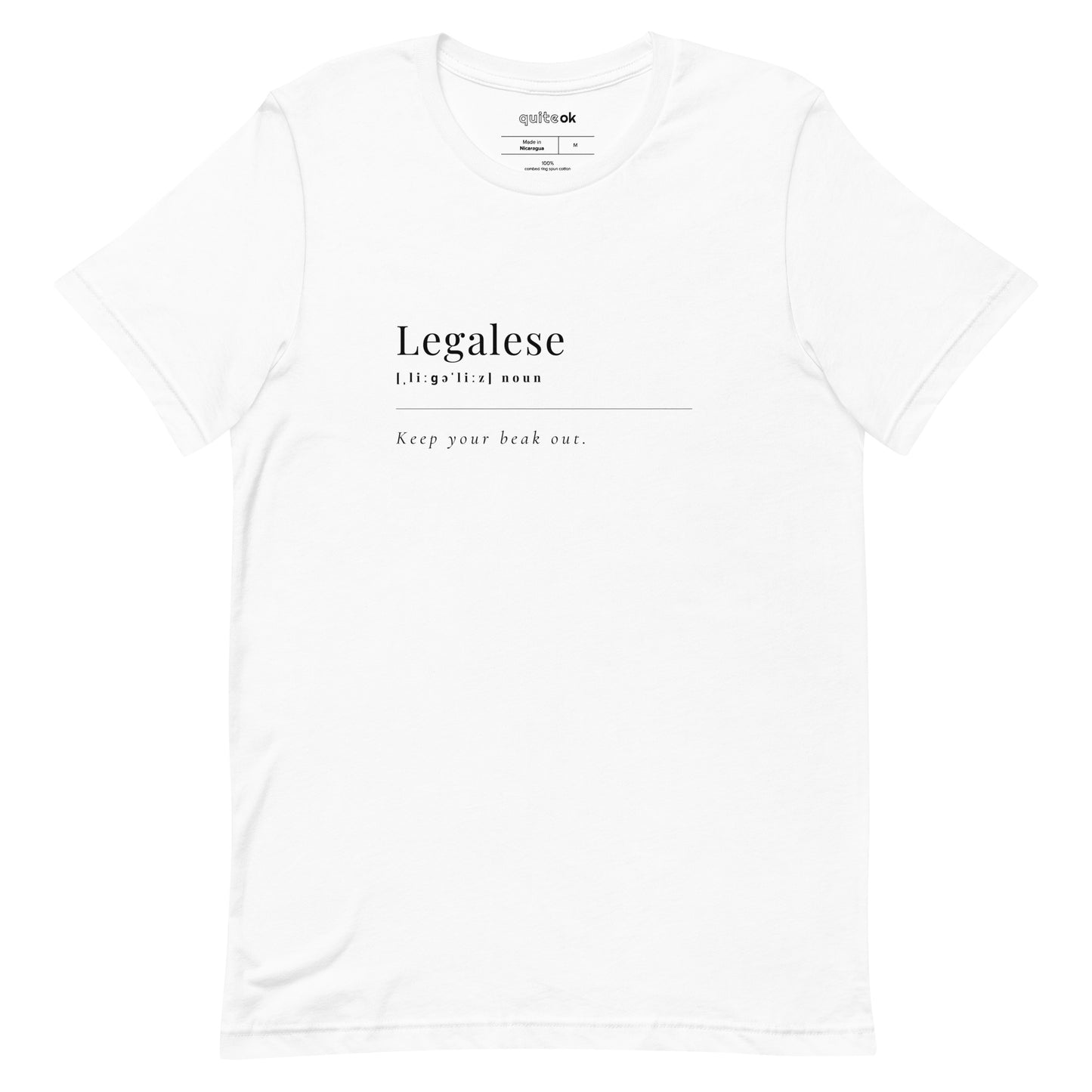 Legalese Comedy Definition T-Shirt