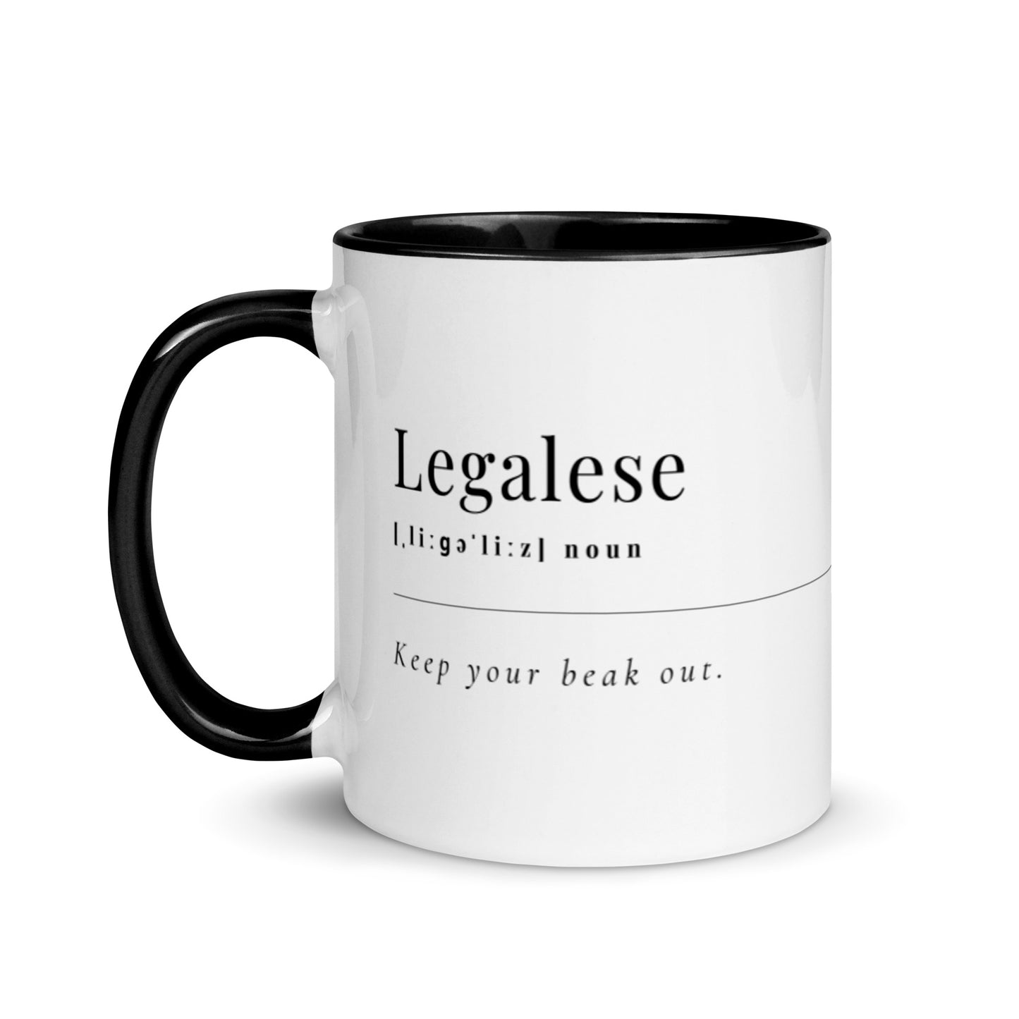 Legalese Comedy Definition Mug