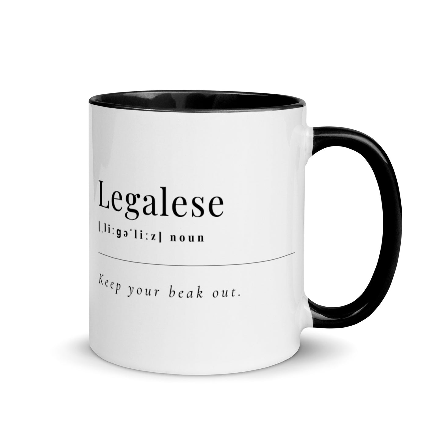 Legalese Comedy Definition Mug